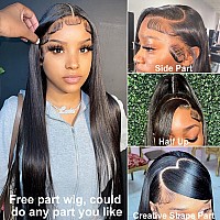 36 Inch Lace Frontal Wig Human Hair 13X4 Hd Lace Front Wigs Human Hair Straight Lace Front Wigs Human Hair 13X4 Frontal Wig 150