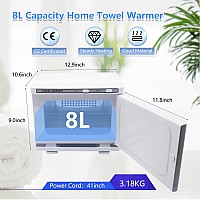 Jxsdliy Hot Towel Warmer For Salon Beauty Bathroom Hot Towel Cabinet 2In1 Personal 8L Small Capacity Owel Warmers Spa Upgrade