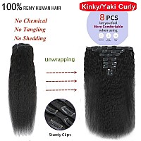 Lumiere Yaki Straight Clip In Hair Extensions Kinky Straight Clip Ins Hair Extensions For Black Women Kinky Hair Extensions Gr