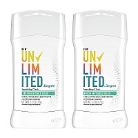 Degree Unlimited Antiperspirant Deodorant Stick Fresh 2 Count Longlasting Sweat Odor Protection With Antiperspirant Technolog