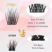 Lash Clusters Emeda Eyelash Clusters 56Pcs Cluster Lashes Lash Extension Clusters Diy Lash Extensions Stable C Curl Lash Cluster