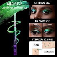 Bepholan Eyeliner Pencilgreen Eyelinercolored Eyelinerschameleon Metallic Eyelinershifting Colors Glitter Waterproof Eyeline