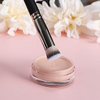 Mogilan Under Eye Concealer Brushsmall Flat Top Kabuki Foundation Brushes For Concealingblendingsettingbuffing With Powderl