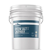 Earthborn Elements Lavender Epsom Salt With Lavender Oil Always Pure 5 Gallon