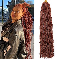 Soft Locs 26 Inch Crochet Hair 7 Packs Faux Locs Crochet Hair Pre Looped Synthetic Curly Soft Faux Locs Crochet Hair Extension G