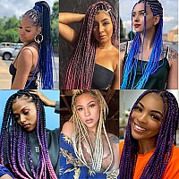 Liang Dian Pre Stretched Braiding Hair Ombre 14 Inch 8 Packs Synthetic Crochet Braids Hot Water Setting Professional Soft Yaki T