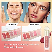 Meicoly Matte Dewy Liquid Blushsuper Natural Cream Blush Stick For Cheekssilky Smooth Soft Pinch Longlasting Waterproof And S