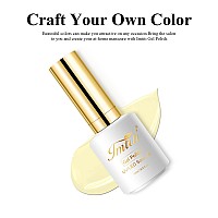 Imtiti Pastel Gel Nail Polish 1 Pcs 05 Fl Oz Creme Light Yellow Gel Polish Soak Off Led Uv Nail Gel Polish Neutral Spring Summ