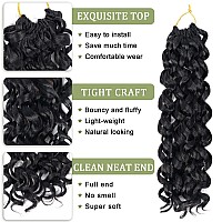 8 Packs Curly Crochet Hair For Women 14 Inch Gogo Curl Crochet Hair Water Wave Crochet Hair Soft Beach Curl Crochet Hair Synthet