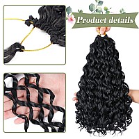 8 Packs Curly Crochet Hair For Women 14 Inch Gogo Curl Crochet Hair Water Wave Crochet Hair Soft Beach Curl Crochet Hair Synthet