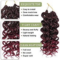 Gogo Curl Crochet Hair 8 Packs Water Wave Crochet Hair 10 Inch Curly Crochet Hair For Women Short Beach Curl Crochet Hair Synthe