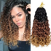 8 Packs Curly Crochet Hair For Women 14 Inch Gogo Curl Crochet Hair Water Wave Crochet Hair Soft Beach Curl Crochet Hair Synthet