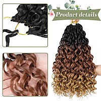 8 Packs Curly Crochet Hair For Women 14 Inch Gogo Curl Crochet Hair Water Wave Crochet Hair Soft Beach Curl Crochet Hair Synthet