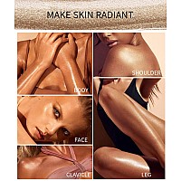 Maepeor Body Luminizer 6 Colors Waterproof Smooth Shimmer Face Body Glow Illuminator Nonsticky Liquid Body Highlight Illuminato