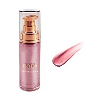 Maepeor Body Luminizer 6 Colors Waterproof Smooth Shimmer Face Body Glow Illuminator Nonsticky Liquid Body Highlight Illuminato