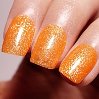 Imtiti Gel Nail Polish 1 Pcs 15Ml Translucent Glitter Coral Orange Color Soak Off Uv Led Nail Gel Polish Nail Art Starter Manic