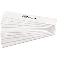 10Pcs Jumbo Size Pana Professional Double Sided Nail Files White 100100 Grit Emery Board Nail Buffering File Manicure Pedi