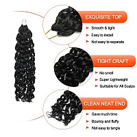 Gogo Curl Crochet Hair 14 Inch 7 Packs Curly Crochet Hair Beach Curl Water Wave Crochet Hair For Black Women Ocean Wave Crochet