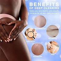 Ujfqbh 3 Pieces African Exfoliating Net African Net Long Net Bath Sponge Exfoliating Shower Body Scrubber Back Scrubber Skin Smo