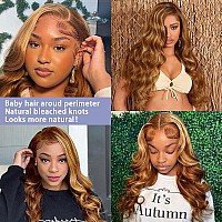 26 Inch Ombre Lace Front Wigs Human Hair 527 Colored Human Hair Wig For Women 180 Density Ombre Body Wave Lace Frontal Wig Hum