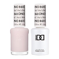 Dnd Gel Polish Set Sheer Collection Uvled Gel Polish And Air Dry Nail Lacquer Matching Chipfree Polish Duo 860 Shes White