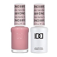 Dnd Gel Polish Set Sheer Collection Uvled Gel Polish And Air Dry Nail Lacquer Matching Chipfree Polish Duo 889 Satin Barbi