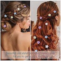 Yission Mini Flower Hair Clips Cute Lily Hair Pins And Barrettes For Girls Women Wedding Bridal Hair Accessories 20 Pcs 4