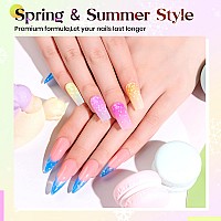 Mizhse Neon Snowflake Gel Polish Set 8 Colors Summer Hot Pink Neon Bright Macaron Candy Jelly Nail Polish Gel Popular Soak Off