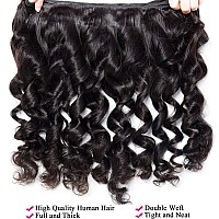 Ralisa Human Hair Bundles Loose Wave Bundles 18 20 22In 10 A Brazilian Virgin 100 Unprocessed Human Hair Loose Deep Wavy 3 Bu