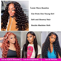 Ralisa Human Hair Bundles Loose Wave Bundles 18 20 22In 10 A Brazilian Virgin 100 Unprocessed Human Hair Loose Deep Wavy 3 Bu