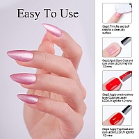 Imtiti Gel Nail Polish 1 Pcs 15Ml Pearl Light Pink Color Soak Off Uv Led Nail Gel Polish Nail Art Starter Manicure Salon Diy At