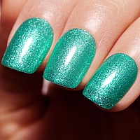 Imtiti Green Glitter Gel Nail Polish Uv Led Soak Off Shimmer Green Nail Polish Green Sparkle Gel Polish