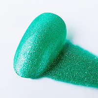 Imtiti Green Glitter Gel Nail Polish Uv Led Soak Off Shimmer Green Nail Polish Green Sparkle Gel Polish