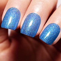 Imtiti Glitter Royal Blue Gel Nail Polish Uv Led Soak Off Sparkle Translucent Blue Color Nail Polish Blue Shimmer Glitter Gel P