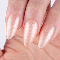 Imtiti Nude Pink Gel Nail Polish Pearl Nude Color Gel Polish Shimmer Bright Pink Pearl Gel Poilsh 05 Fl Oz 1Pcs