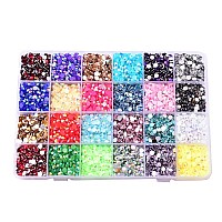 Sunfairy 14000Pcs Mixed Size 4Mm Jelly Ab Resin Rhinestones Box With Tools On Rhinestones For Tumblers Nails Crystals Flatback C