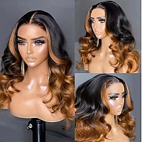 Full 360 Lace Front Wigs Human Hair For Women Ombre Lace Front Wig Human Hair Glueless Wigs Human Hair Pre Plucked With Baby Hai