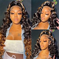 Full 360 Lace Front Wigs Human Hair For Women Ombre Lace Front Wig Human Hair Glueless Wigs Human Hair Pre Plucked With Baby Hai