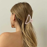 Hair Clips Set 4Pcs Matte Claw Clips For Thin Medium And Thick Hair Cute Small Semicircle Clips For Women