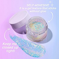 Bestland Holographic Body Glitter Gel Cosmeticgrade Halloween Glitter For Face Body And Hair Safe And Easy To Use Perfec