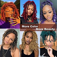 Baota Marley Twist Braiding Hair 6 Packs 16 Inch Marley Hair Pre Separated Ginger Springy Afro Twist Hair Copper Red Cuban Twist