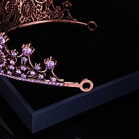 Kamirola Baroque Queen Crownrhinestone Wedding Bridal Crown And Tiaras Crystal Headband For Birthday Prom Pageant Party Hallowe