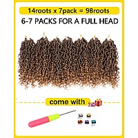 Faux Locs Crochet Hair For Blak Women 10 Inch 7 Packs Goddess Locs Crochet Hair River Locs Crochet Hair Short Crochet Goddess Fa