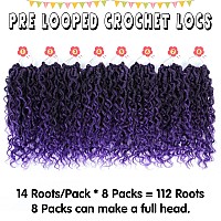 Fulcrum Goddess Locs Crochet Hair 10 Inch 8 Packs New Faux Locs Crochet Hair For Black Women Crochet Locs With Curly Ends 10I