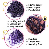 Fulcrum Goddess Locs Crochet Hair 10 Inch 8 Packs New Faux Locs Crochet Hair For Black Women Crochet Locs With Curly Ends 10I