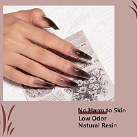 Aubss Poly Gel Nail Black Poly Nail Gel 60Ml 2Oz Dark Color Nail Extension Gel Large Tube Only Single Color Pure Colors Women