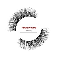 Jiocolor Fake Lashes Natural Look Wispy Fluffy Lashes 3D Faux Mink Lashes False Eye Lashes Reusable 7 Pairs False Eyelashes 13Mm