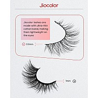 False Eyelashes Wispy Lashes Natural Look Wispies Eyelashes 7 Pairs Soft Faux Mink Lashes 3D Volume Fluffy Fake Eyelashes Packs