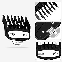 Professional Hair Clipper Guards Guides 2 Pcs Coded Cutting Guides 3170400 1 12 And 12 Fits For All Wahl Clippersbl