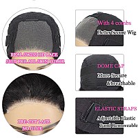 4X4 Wear And Go Glueless Human Hair Wigs Pre Plucked Pre Cut With Baby Hair 26 Inch Body Wave Hd Lace Closure Wigs Human Hair 15